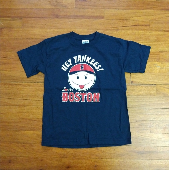 3/$10 🌟 NWOT Youth Boys Navy Blue Boston Red Socks T-shirt Youth Small  1/2 - Picture 2 of 10